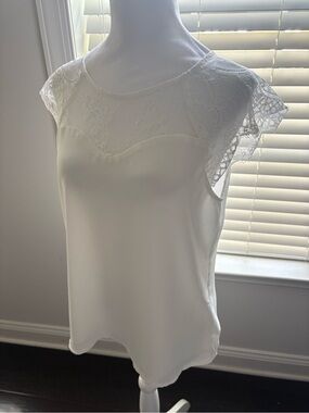 Love Letter Collection Lace White Blouse